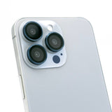 AMY TAYLOR COLLECTION Jewellery Lens Protector iPhone 13 & 13 Mini / Blue Aluminium