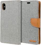 CANVAS DIARY CASE IPHONE XR GREY