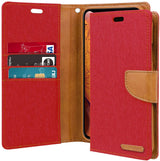 CANVAS DIARY CASE IPHONE XR RED