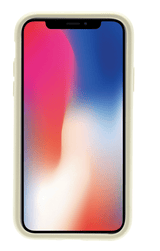 DUAL LAYER PROTECTIVE CASE - IPHONE X (WHITE/GREY)