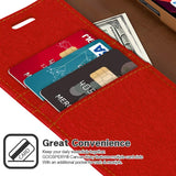 GOOSPERY  CANVAS DIARY IPHONE 11 PRO MAX RED