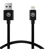 HERCULES CHARGE TO SYNC - USB TO LIGHTNING (BLACK) - OTHER LENGTHS AVAILABLE 10CM