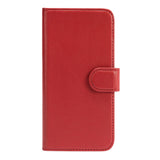 MAGNETIC WALLET CASE GENUINE NAPPA  IPHONE 11 PRO MAX RED
