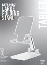 MOUNT IT Phone & Tablet Folding Stand Large / White