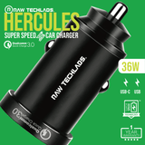 RAW TECHLABS Hercules Super Speed Car Charger