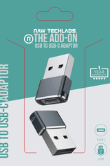 RAW TECHLABS USB to USB-C Adaptor