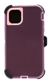 SUPERSHIELD  RUGGED CASE IPHONE 11 / 11 PRO / 11 PRO MAX Purple on Pink / iPhone 11 6.1"