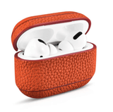 THE PERSONAL PRINT Nappa Leather EarPods Case AirPod Pro / Orange