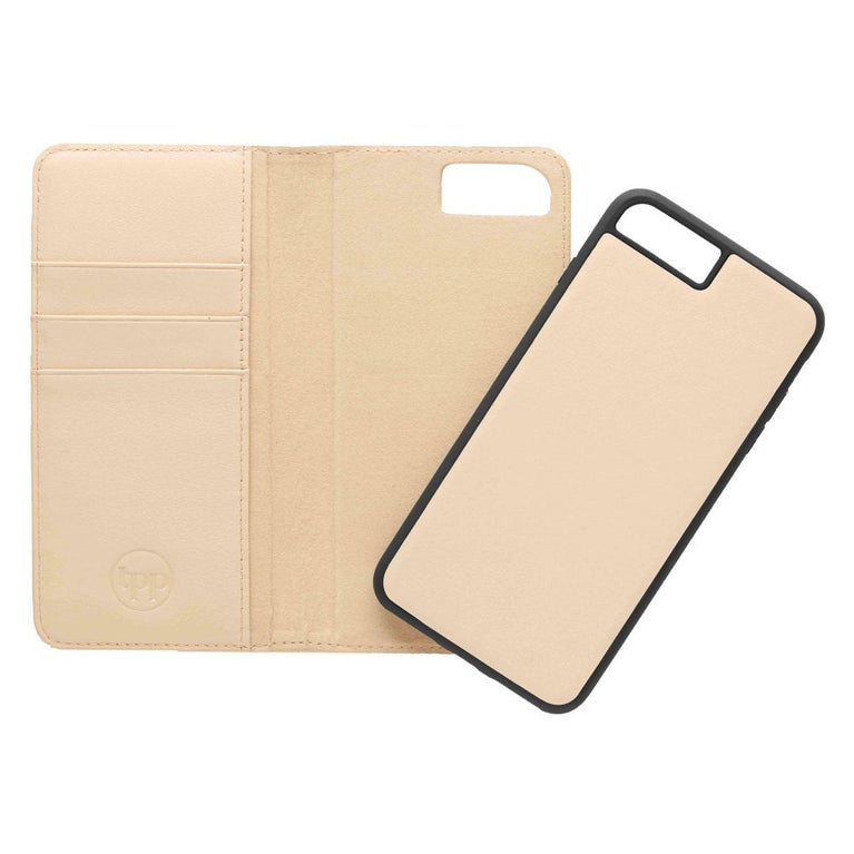 MAGNETIC WALLET CASE GENUINE NAPPA LEATHER IPHONE 6+/ 7+/ 8+