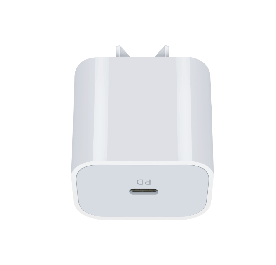 HERCULES SUPER SPEED WALL CHARGER 20W USB-C (WHITE)
